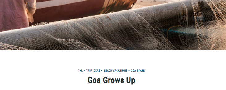 Ahilya by the Sea - Goa Grows Up
